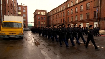 Демобилизованные бойцы первой судостроительной роты приступили к работе на «Северной верфи»