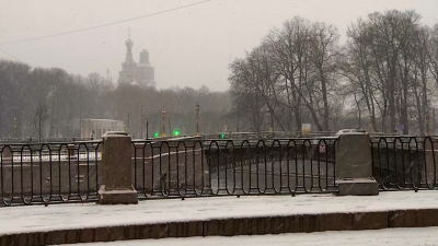 В Петербург пришел долгожданный снег