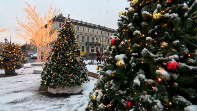 Северная столица наряжается в белоснежный наряд: коммунальные службы работают в плановом режиме