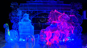 Фестиваль ледовых скульптур в Петропавловской крепости