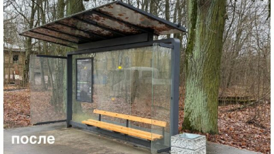 В Петербурге отремонтировали 56 остановок транспорта за неделю