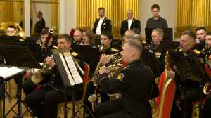 Музыкальное приношение Эрмитажу: концерт Адмиралтейского оркестра Ленинградской  Военно-морской базы