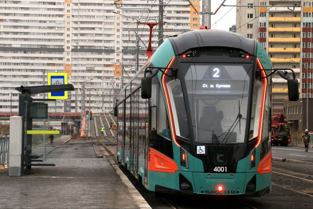 Александр Беглов анонсировал запуск новой трамвайной линии «Купчино – Шушары – Славянка» до конца года - tvspb.ru