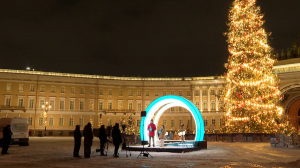 Большой предновогодний утренний эфир телеканал «Санкт-Петербург» начинает в самом центре города