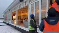 На Крестовском острове освобождают от незаконно размещенного ресторана участок площадью в 5 тысяч «квадратов»