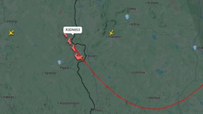 Санта-Клаус отправился в полёт вокруг Земли