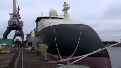 Морозильный траулер Северной верфи «Капитан Геллер» вышел на ходовые испытания