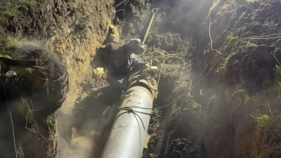 Специалисты «Теплосети» проводят срочный ремонт на улице Зины Портновой: горячая вода и отопление в ближайших домах временно отключены