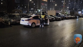 Полиция наказала мужчину, который едва не сбил людей на остановке в Приморском районе