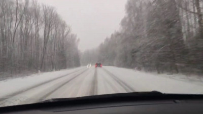 В конце декабря в Петербурге и Ленобласти пошёл снег: видео