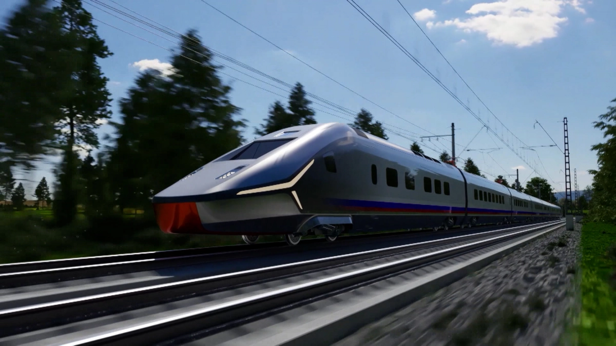 В Москве представили макет высокоскоростного электропоезда - tvspb.ru