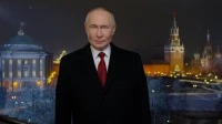 Владимир Путин поздравил россиян с Новым годом