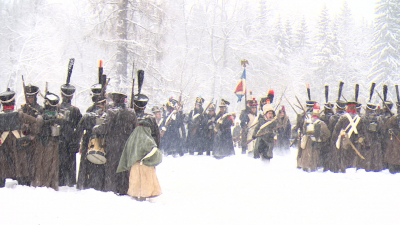 В Ленобласти состоялась военно-историческая реконструкция «Рождественский манифест»