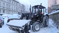 Выборгский район от снега очищают 372 дворника, 83 механизатора и 75 единиц техники
