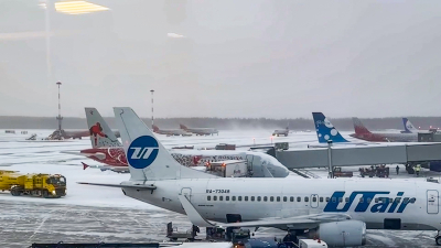 В Пулково от снега очистили территорию, равную площади 500 футбольных полей