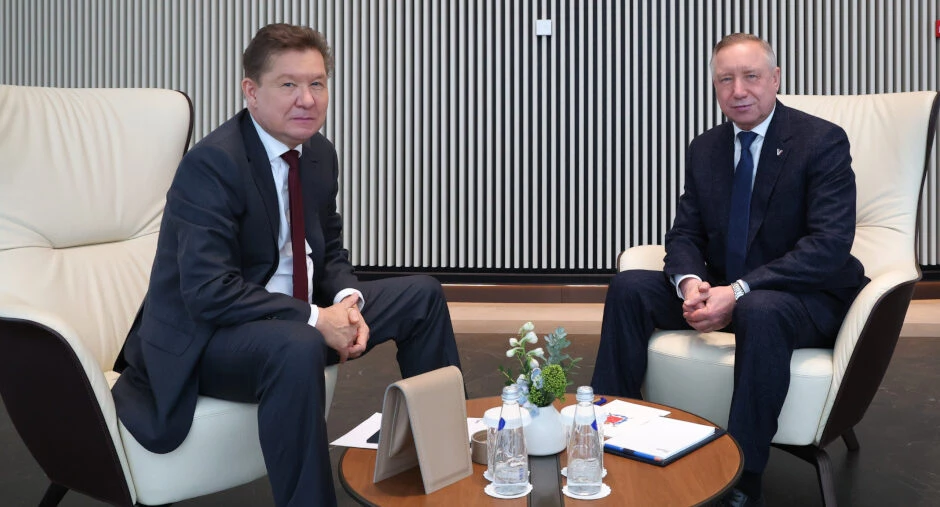 Александр Беглов и Алексей Миллер обсудили проекты модернизации энергетического комплекса Петербурга - tvspb.ru