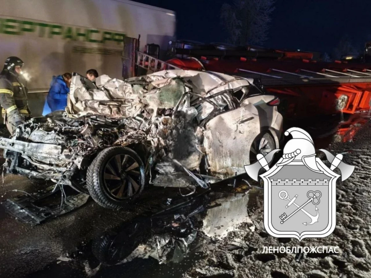 ДТП с бензовозом на трассе Р-21 «Кола»: двое погибли, топливо вытекает в канаву - tvspb.ru