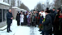 На Пискаревском кладбище почтили память атлетов, оборонявших Ленинград в годы Великой Отечественной войны