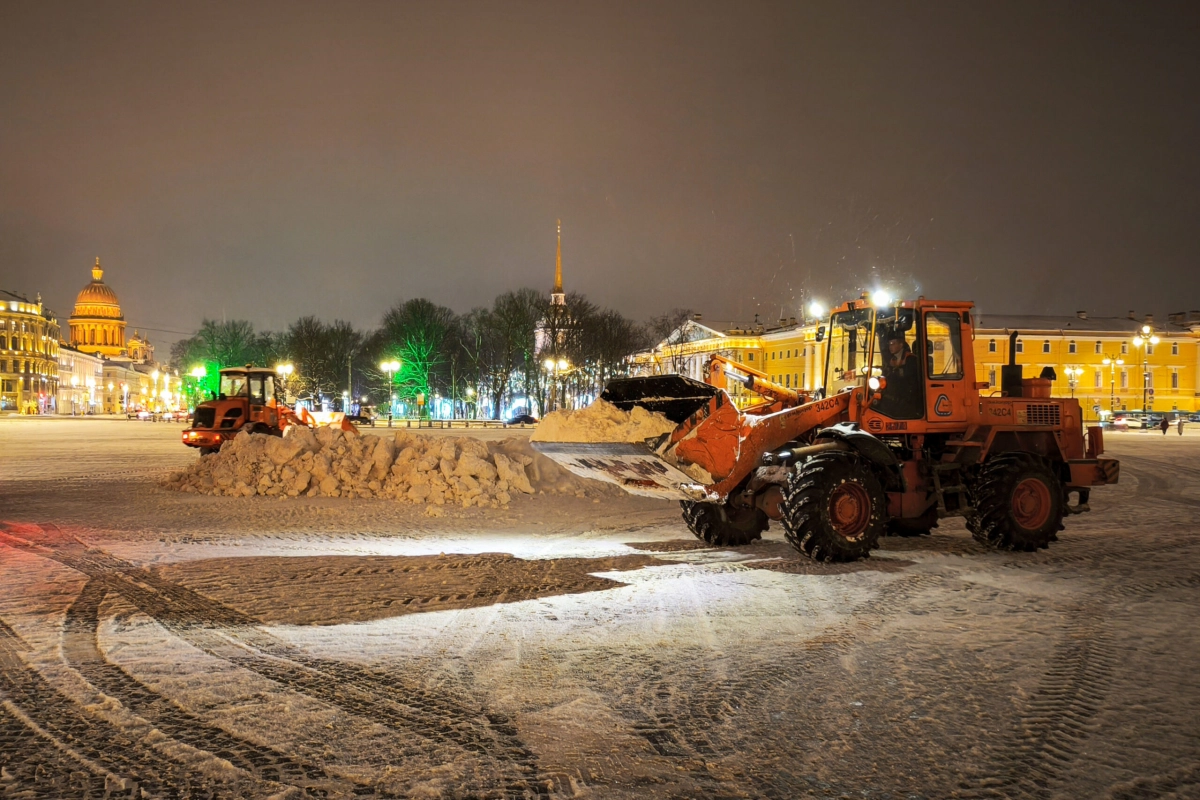 Александр Беглов: Дорожные и садовые службы работают в режиме повышенной готовности до конца новогодних и рождественских праздников - tvspb.ru