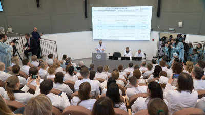 Александр Беглов и Михаил Мурашко открыли новый корпус ПСПбГМУ имени академика Павлова