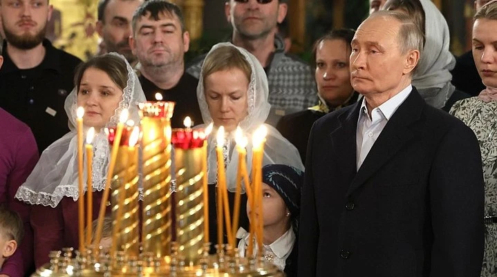 Владимир Путин поздравил православных христиан с Рождеством Христовым - tvspb.ru