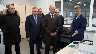 Александр Беглов и Николай Патрушев посетили открытие Центра технологий приборостроения в Морском техническом университете