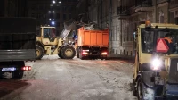 В Петербурге за неделю вывезли рекордные 315 тысяч кубометров снега