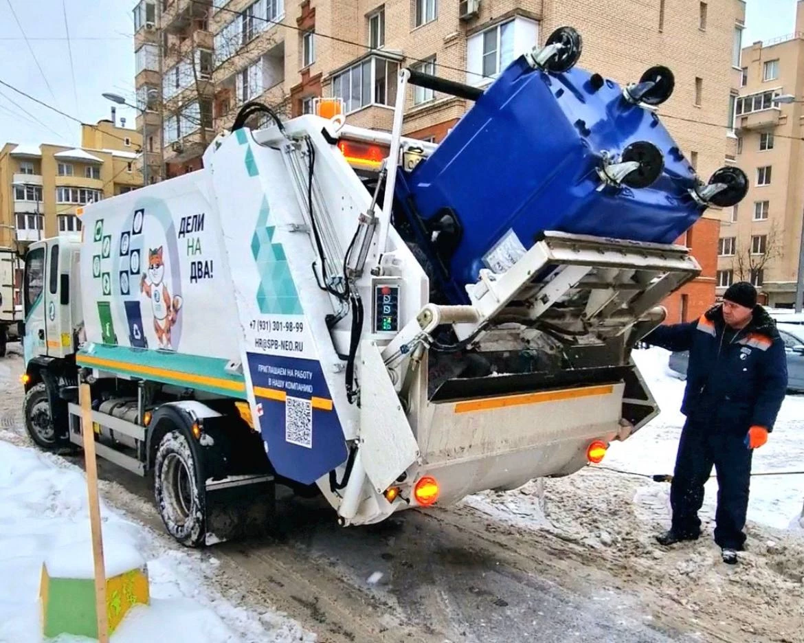 За новогодние праздники из Петербурга вывезли более 700 тыс. кубометров твердых коммунальных отходов - tvspb.ru