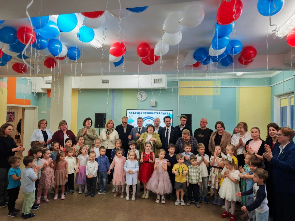 Депутаты «Единой России» открыли новый детский сад в Московском районе - tvspb.ru