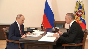 Президент Владимир Путин провел в Петербурге рабочую встречу с губернатором Александром Бегловым