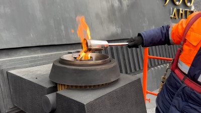 В Петербурге проверили газоснабжение мемориалов, где расположен Вечный огонь