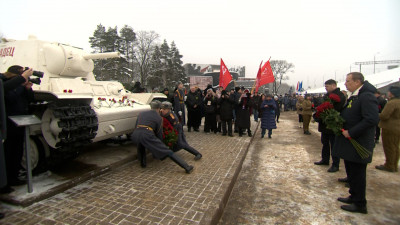Память защитников осажденного города почтили на мемориальном комплексе «Прорыв блокады Ленинграда»
