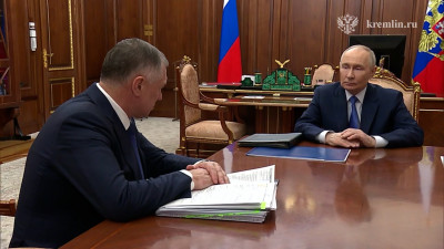 «Шайба» от президента: Владимир Путин и Марат Хуснуллин обсудили итоги строительного года и снижение смертности на дорогах