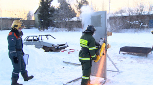 Студенты Санкт-Петербургского пожарно-спасательного колледжа на чемпионате «Профессионалы»