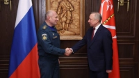 Александр Беглов и Александр Куренков обсудили расширение возможностей петербургского пожарно-спасательного гарнизона