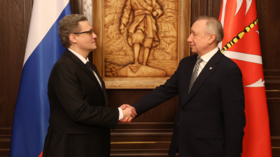 Александр Беглов: Петербург и Вологодская область активизируют взаимодействие для реализации совместных проектов в сфере торговли, промышленности, транспорта, науки, образования и культуры