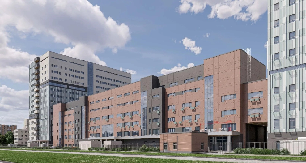 Пять корпусов и надземные переходы: на проспекте Авиаконструкторов построят современную больницу - tvspb.ru