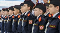 Александр Беглов поздравил учащихся кадетского класса петербургской школы № 16 с принятием клятвы кадета