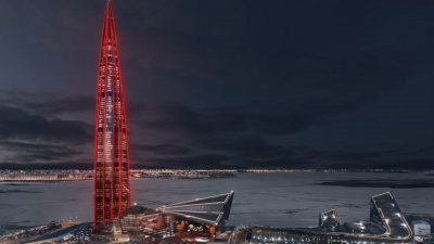 «Лахта Центр» засиял в честь Китайского Нового года