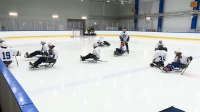 В Петербурге прошли матчи между детьми-следж-хоккеистами и политиками