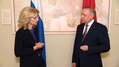 Александр Беглов поздравил Татьяну Голикову с 60-летием