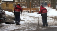 Как коммунальные службы в Петербурге борются со снежным циклоном