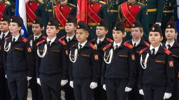 Первая клятва Родине: пятиклассники школы №16 прошли посвящение в кадеты