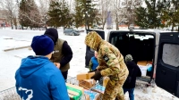 Представители ЗакСа передали волонтёрам «Курского рубежа» партию гуманитарного груза