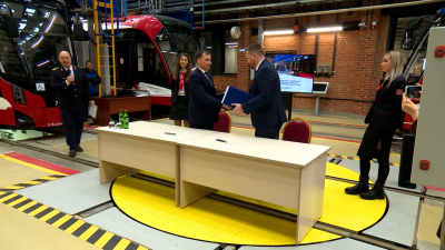 Современное трамвайное движение для Петербурга: «Горэлектротранс» и «Нацпроектстрой» подписали соглашение о сотрудничестве