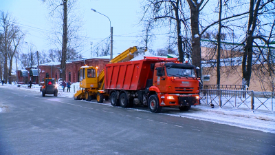 За неделю в Петербурге вывезли 120 тысяч кубометров снега