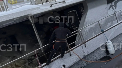 Судно Zeus могло затонуть на Малой Неве из-за неблагоприятной ледовой обстановки