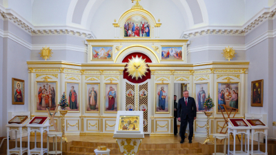 Александр Беглов: В отреставрированном храме Николая Чудотворца при Центре восстановительного лечения имени Мнухина дети и родные участников СВО всегда найдут духовную поддержку