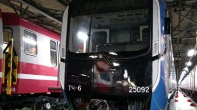 Новый состав «Балтиец» выйдет на «синюю ветку» метро Петербурга