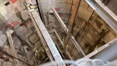 Петербуржцам показали ход работ в шахте станции «Броневая»